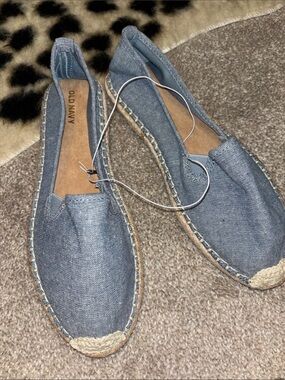 Old Navy Denim Blue Espadrille Slip-Ons